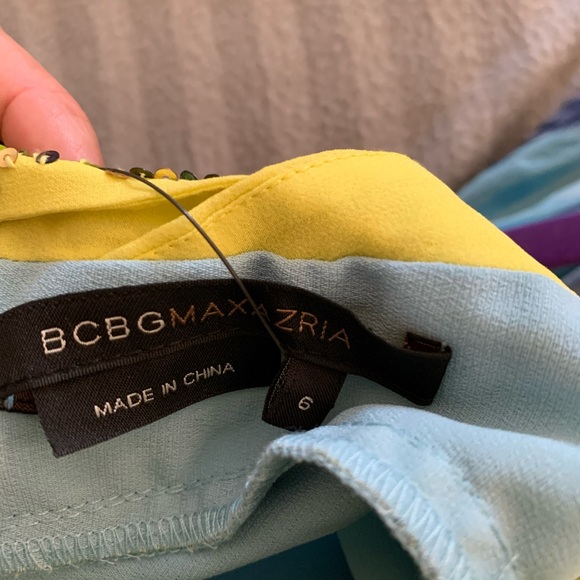 BCBGMaxazria sequin strap dress - Picture 5 of 9